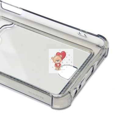 Чехол-накладка для Tecno Spark 10 4G (черный) - SC276 с картхолдером Чехол-накладка для Tecno Spark 10 4G (черный) - SC276 с картхолдером