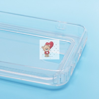 Чехол-накладка для Tecno Spark 10 4G (прозрачный) - SC276 с картхолдером