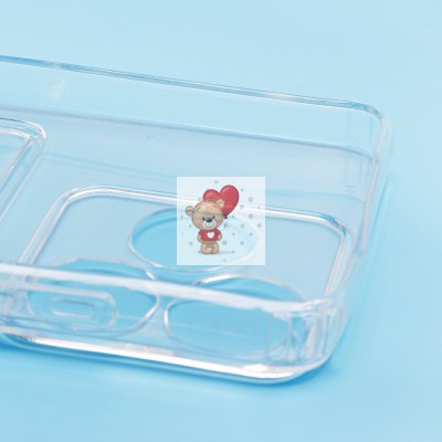 Чехол-накладка для Tecno Spark 10C (прозрачный) - SC276 с картхолдером Чехол-накладка для Tecno Spark 10C (прозрачный) - SC276 с картхолдером