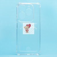 Чехол-накладка для Tecno Spark 20 Pro 5G (прозрачный) - SC276 с картхолдером Чехол-накладка для Tecno Spark 20 Pro 5G (прозрачный) - SC276 с картхолдером