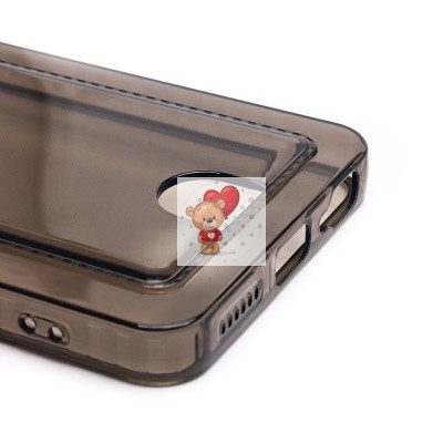 Чехол-накладка для Tecno Spark 20 (черный) - SC276 с картхолдером Чехол-накладка для Tecno Spark 20 (черный) - SC276 с картхолдером