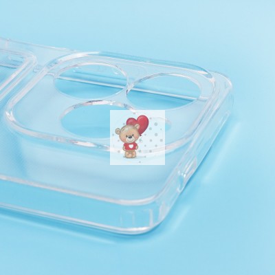 Чехол-накладка для Tecno Spark 20C (прозрачный) - SC276 с картхолдером