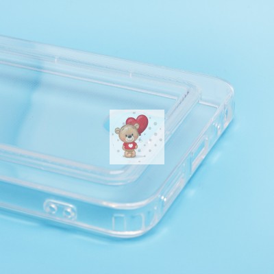 Чехол-накладка для Tecno Spark 20C (прозрачный) - SC276 с картхолдером