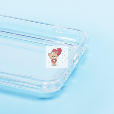 Чехол-накладка для Tecno Spark 8c (прозрачный) - SC276 с картхолдером