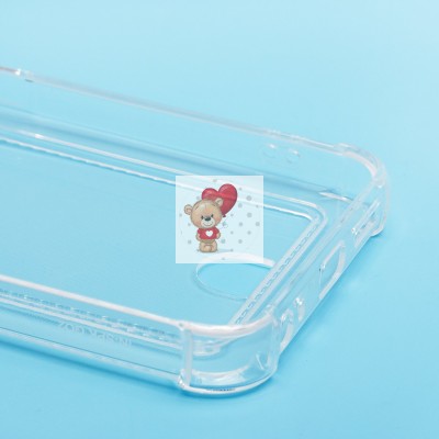 Чехол-накладка для Tecno Spark Go 2 (прозрачный) - SC276 с картхолдером