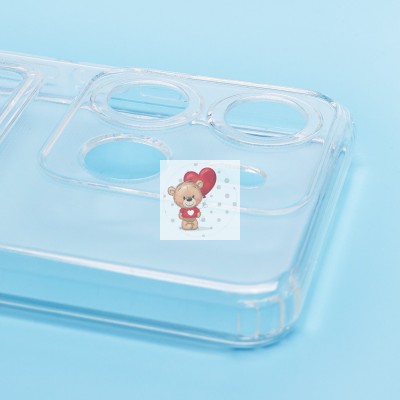 Чехол-накладка для Tecno Spark Go 2023 (прозрачный) - SC276 с картхолдером Чехол-накладка для Tecno Spark Go 2023 (прозрачный) - SC276 с картхолдером