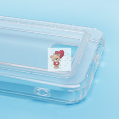 Чехол-накладка для Tecno Spark Go 2023 (прозрачный) - SC276 с картхолдером Чехол-накладка для Tecno Spark Go 2023 (прозрачный) - SC276 с картхолдером