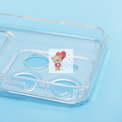 Чехол-накладка для Tecno Spark Go 2023 (прозрачный) - SC276 с картхолдером Чехол-накладка для Tecno Spark Go 2023 (прозрачный) - SC276 с картхолдером