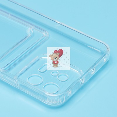 Чехол-накладка для Xiaomi 13 (прозрачный) - SC276 с картхолдером Чехол-накладка для Xiaomi 13 (прозрачный) - SC276 с картхолдером