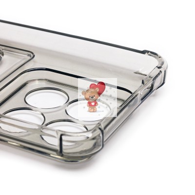 Чехол-накладка для Xiaomi 14 Pro (черный) - SC276 с картхолдером