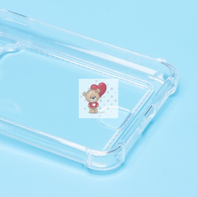 Чехол-накладка для Xiaomi 14 Pro (прозрачный) - SC276 с картхолдером