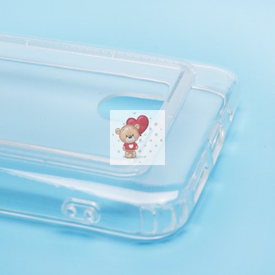 Чехол-накладка для Xiaomi Poco C40 (прозрачный) - SC276 с картхолдером