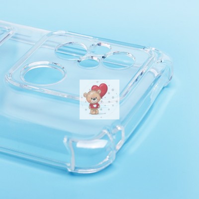 Чехол-накладка для Xiaomi Redmi 12C (прозрачный) - SC276 с картхолдером