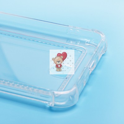 Чехол-накладка для Xiaomi Redmi 12C (прозрачный) - SC276 с картхолдером