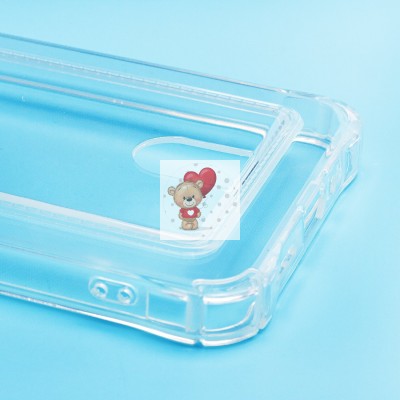 Чехол-накладка для Xiaomi Poco C65 (прозрачный) - SC276 с картхолдером