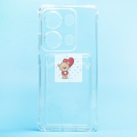 Чехол-накладка для Xiaomi Poco M6 Pro 4G (прозрачный) - SC276 с картхолдером Чехол-накладка для Xiaomi Poco M6 Pro 4G (прозрачный) - SC276 с картхолдером