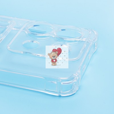 Чехол-накладка для Xiaomi Poco X6 5G (прозрачный) - SC276 с картхолдером