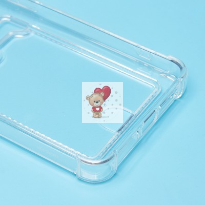 Чехол-накладка для Xiaomi Poco X7 Pro (прозрачный) - SC276 с картхолдером