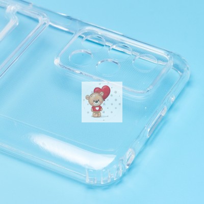 Чехол-накладка для Xiaomi Redmi 10 (прозрачный) - SC276 с картхолдером Чехол-накладка для Xiaomi Redmi 10 (прозрачный) - SC276 с картхолдером