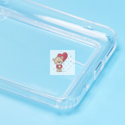 Чехол-накладка для Xiaomi Redmi 10 (прозрачный) - SC276 с картхолдером Чехол-накладка для Xiaomi Redmi 10 (прозрачный) - SC276 с картхолдером