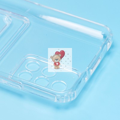 Чехол-накладка для Xiaomi Redmi 10 (прозрачный) - SC276 с картхолдером Чехол-накладка для Xiaomi Redmi 10 (прозрачный) - SC276 с картхолдером