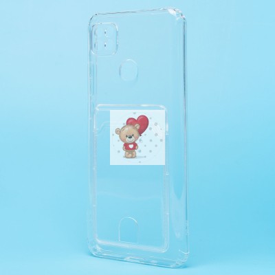 Чехол-накладка для Xiaomi Redmi 10A (прозрачный) - SC276 с картхолдером Чехол-накладка для Xiaomi Redmi 10A (прозрачный) - SC276 с картхолдером