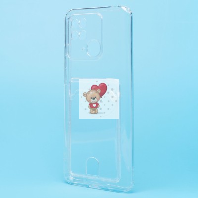 Чехол-накладка для Xiaomi Redmi 10C (прозрачный) - SC276 с картхолдером Чехол-накладка для Xiaomi Redmi 10C (прозрачный) - SC276 с картхолдером