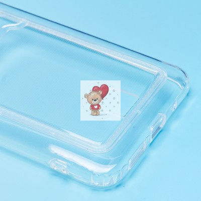 Чехол-накладка для Xiaomi Redmi 10C (прозрачный) - SC276 с картхолдером Чехол-накладка для Xiaomi Redmi 10C (прозрачный) - SC276 с картхолдером