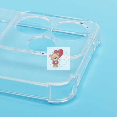 Чехол-накладка для Xiaomi Redmi 13 4G (прозрачный) - SC276 с картхолдером