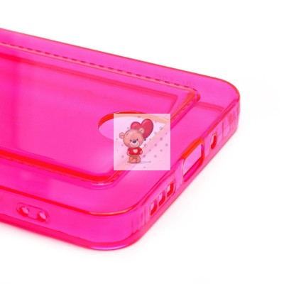 Чехол-накладка для Xiaomi Redmi 13C 4G (розовый) - SC276 с картхолдером