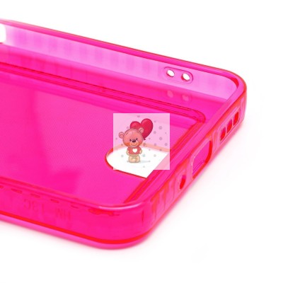 Чехол-накладка для Xiaomi Redmi 13C 4G (розовый) - SC276 с картхолдером