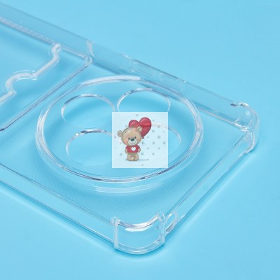 Чехол-накладка для Xiaomi Redmi 14C 4G (прозрачный) - SC276 с картхолдером