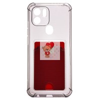 Чехол-накладка для Xiaomi Redmi A1+ (черный) - SC276 с картхолдером