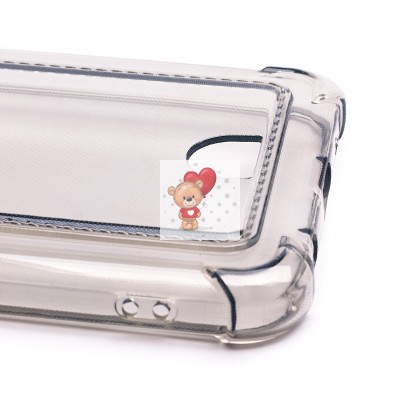 Чехол-накладка для Xiaomi Redmi A1+ (черный) - SC276 с картхолдером