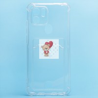 Чехол-накладка для Xiaomi Redmi A1+ (прозрачный) - SC276 с картхолдером