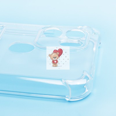 Чехол-накладка для Xiaomi Redmi A1+ (прозрачный) - SC276 с картхолдером