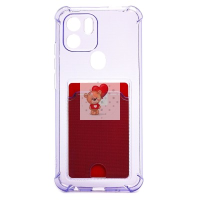 Чехол-накладка для Xiaomi Redmi A1+ (фиолетовый) - SC276 с картхолдером