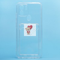 Чехол-накладка для Xiaomi Redmi A1+ (прозрачный) - SC276 с картхолдером