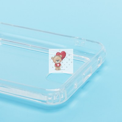 Чехол-накладка для Xiaomi Redmi A2+ (прозрачный) - SC276 с картхолдером