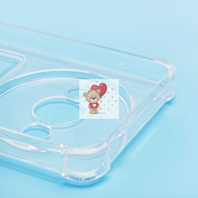 Чехол-накладка для Xiaomi Redmi A3 (прозрачный) - SC276 с картхолдером