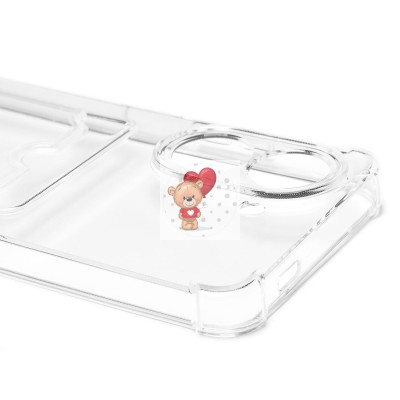 Чехол-накладка для Xiaomi Redmi A5 (прозрачный) - SC276 с картхолдером