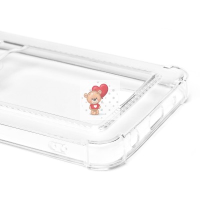 Чехол-накладка для Xiaomi Redmi A5 (прозрачный) - SC276 с картхолдером