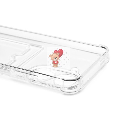 Чехол-накладка для Xiaomi Redmi A5 (прозрачный) - SC276 с картхолдером