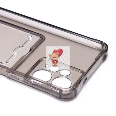 Чехол-накладка для Xiaomi Redmi Note 12 4G (черный) - SC276 с картхолдером Чехол-накладка для Xiaomi Redmi Note 12 4G (черный) - SC276 с картхолдером