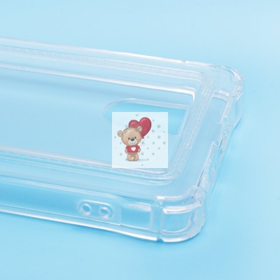 Чехол-накладка для Xiaomi Redmi Note 13 5G Global (прозрачный) - SC276 с картхолдером