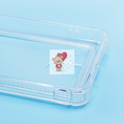 Чехол-накладка для Xiaomi Redmi Note 13 5G Global (прозрачный) - SC276 с картхолдером