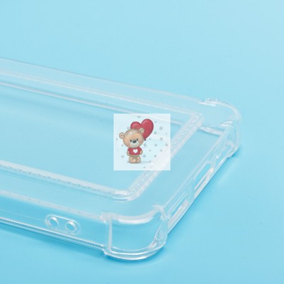 Чехол-накладка для Xiaomi Redmi Note 14 4G (прозрачный) - SC276 с картхолдером