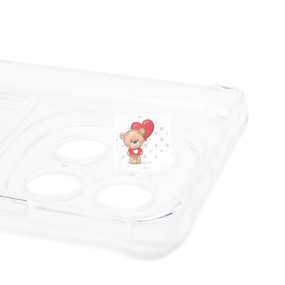 Чехол-накладка для Xiaomi Redmi Note 14 Pro 4G (прозрачный) - SC276 с картхолдером