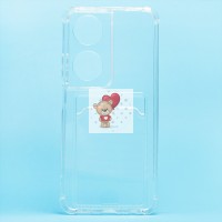 Чехол-накладка для Honor X7b 5G (прозрачный) - SC278 с картхолдером Чехол-накладка для Honor X7b 5G (прозрачный) - SC278 с картхолдером