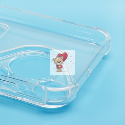 Чехол-накладка для Huawei Pura 70 Pro Global (прозрачный) - SC278 с картхолдером